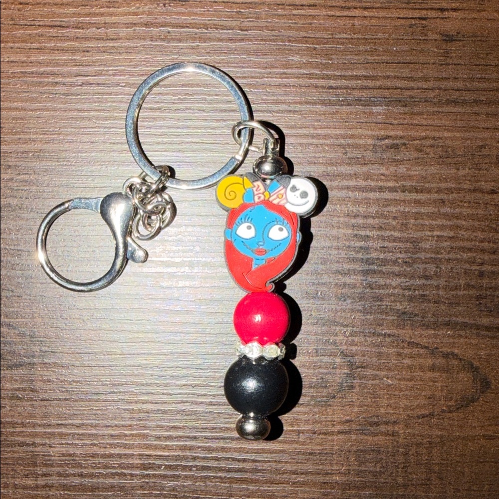Custom Sally Keychain with Beads